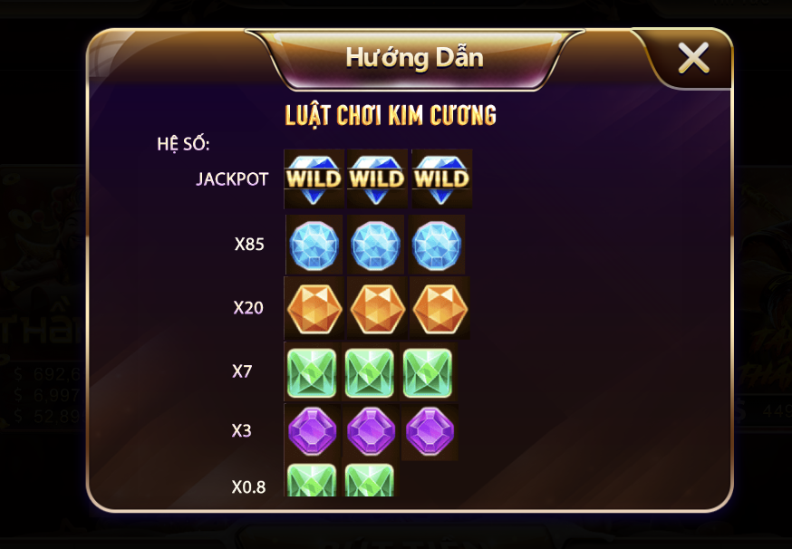 Tựa game Kim Cương Sunwin có luật chơi đơn giản và dễ hiểu cho tân thủ