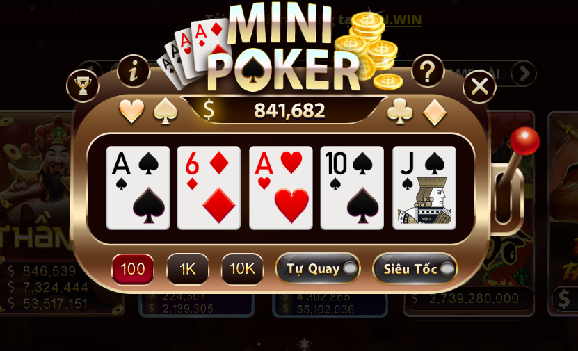 Cách thức vận hành của mini poker Sunwin