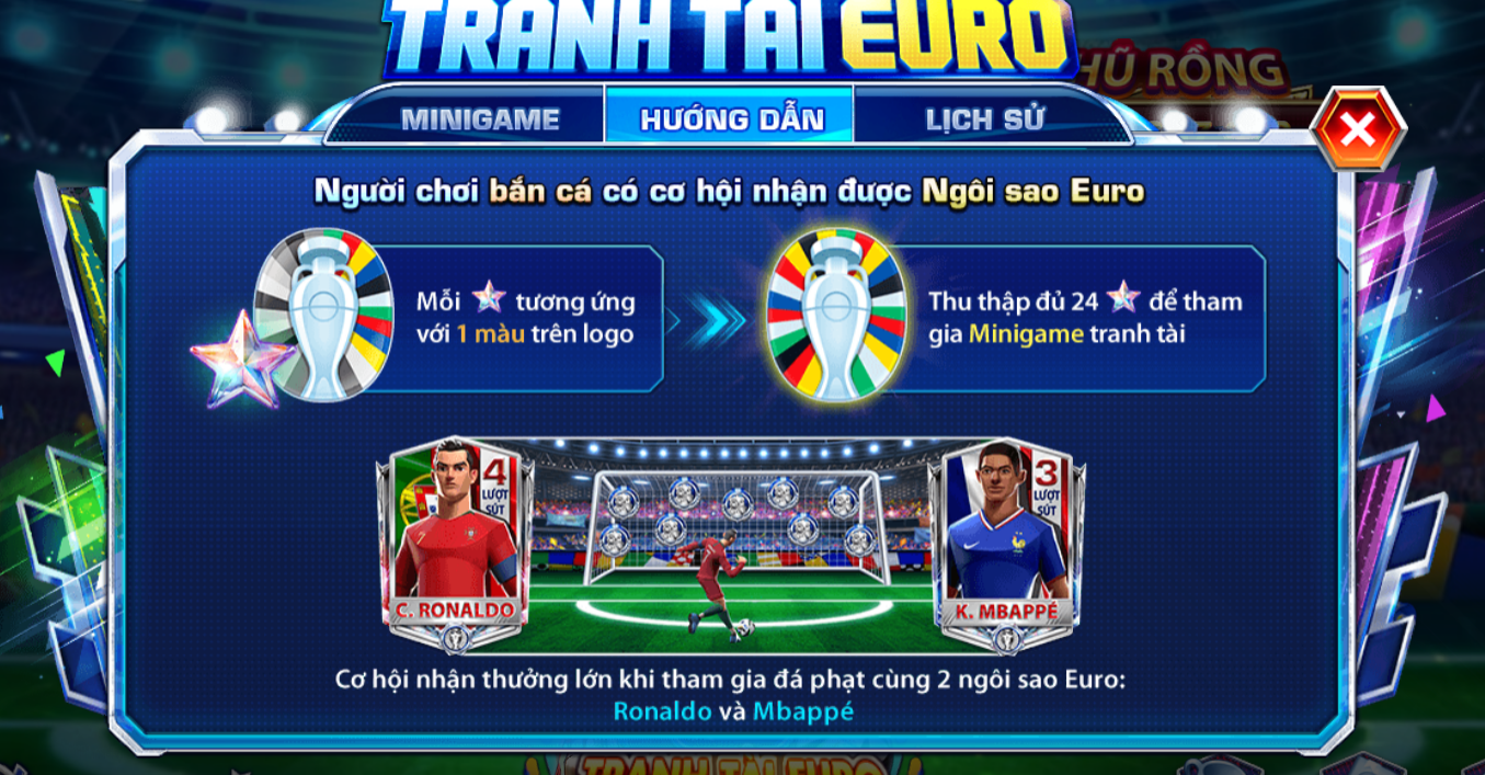 Sự kiện Tranh tài Euro hấp dẫn tại Bắn cá Sunwin