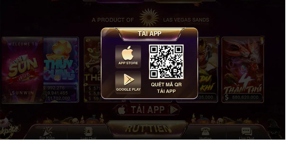 Giao diện tải app Sunwin tại trang chủ chính thức